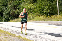 Paul running 2nd of 3 legs on 6-person team running 100-mile relay
